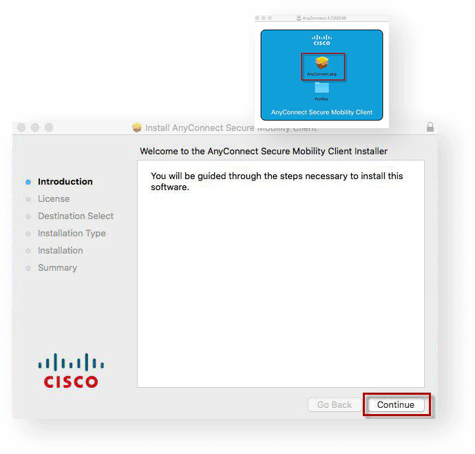 Cisco anyconnect vpn client for mac os x